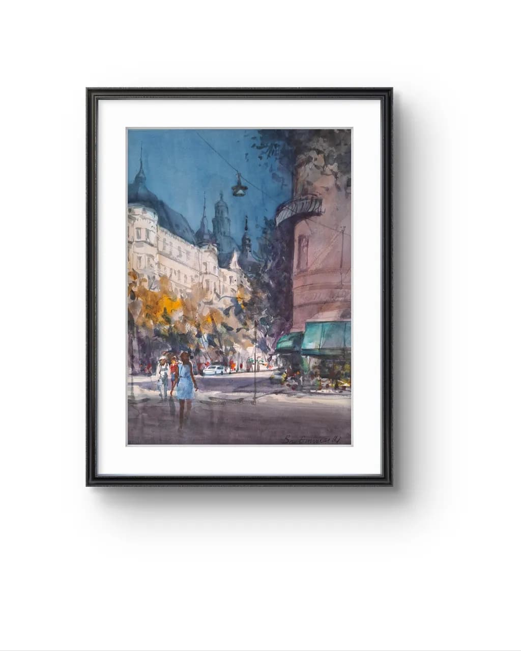 Whispers of the City: A Serene Stroll Through Urban Elegance