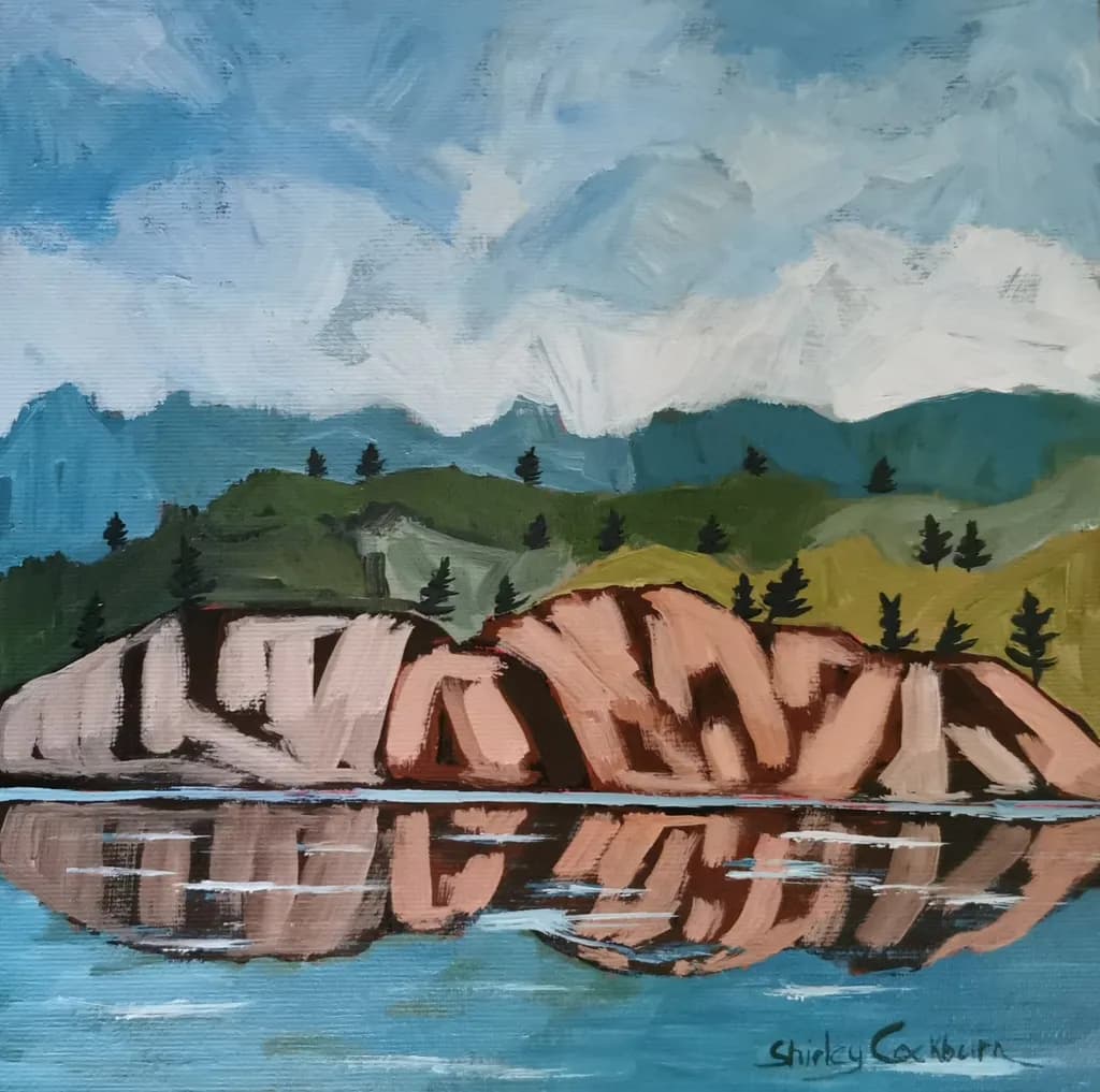 Mountain Lake Reflection