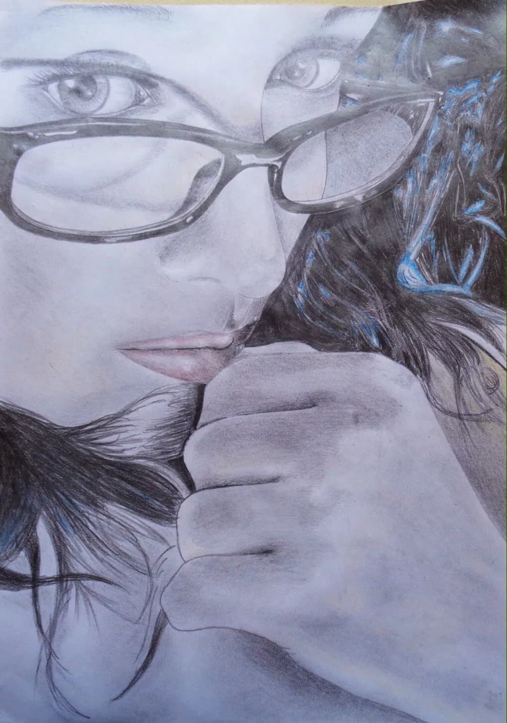 Whispers of Contemplation: A Portrait of Introspection and Elegance