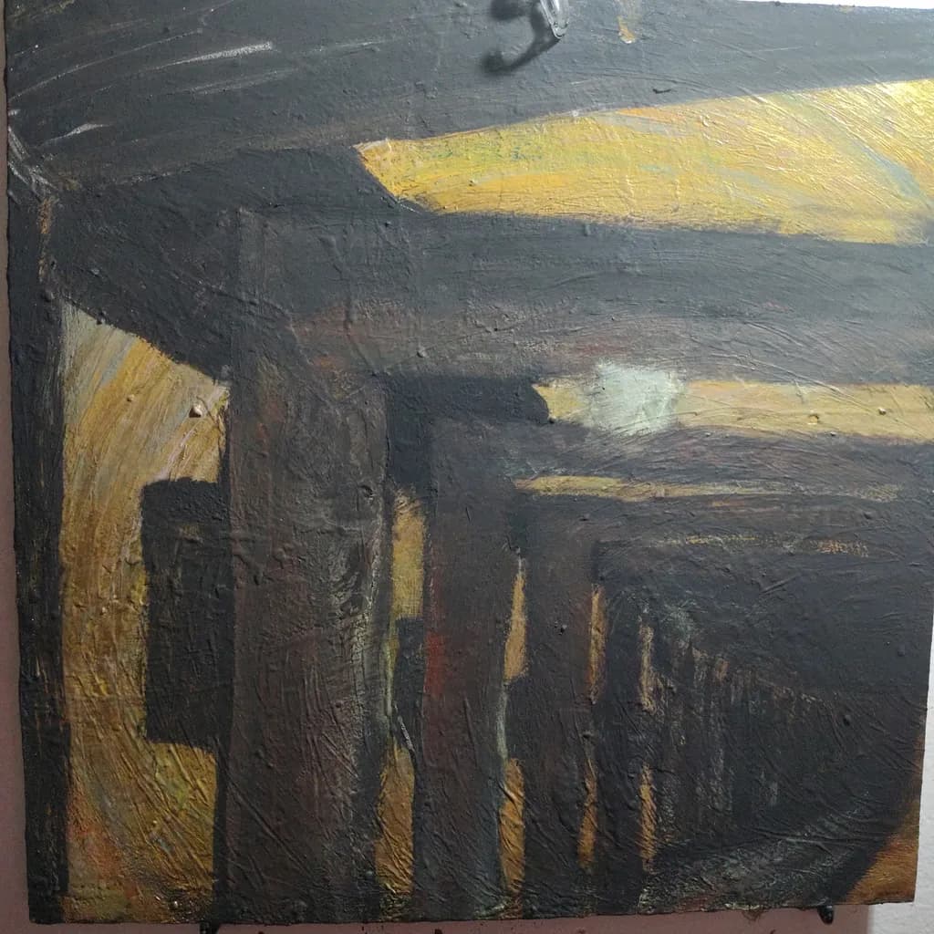 Whispers of Shadows: An Abstract Journey Through Dimly Lit Depths
