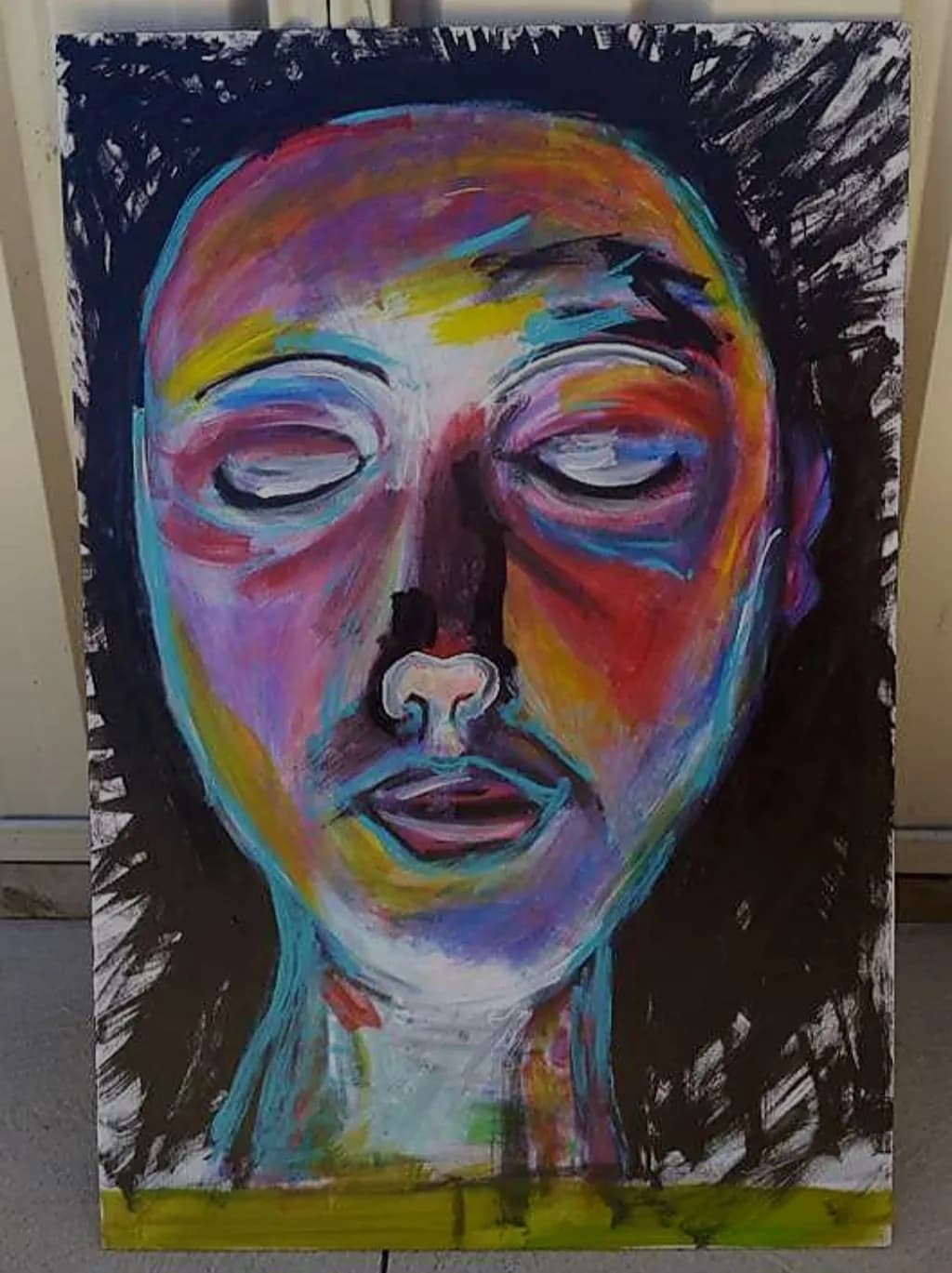 Vibrant Reflections: A Colorful Exploration of Identity and Emotion