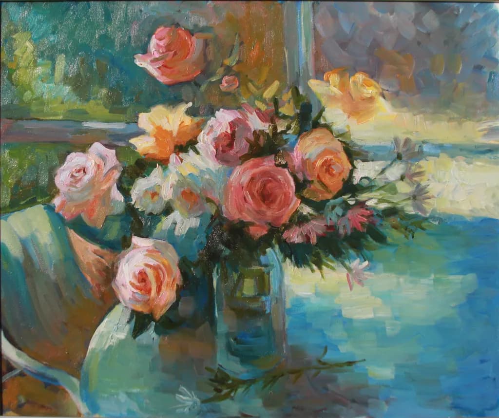 Roses by the Window