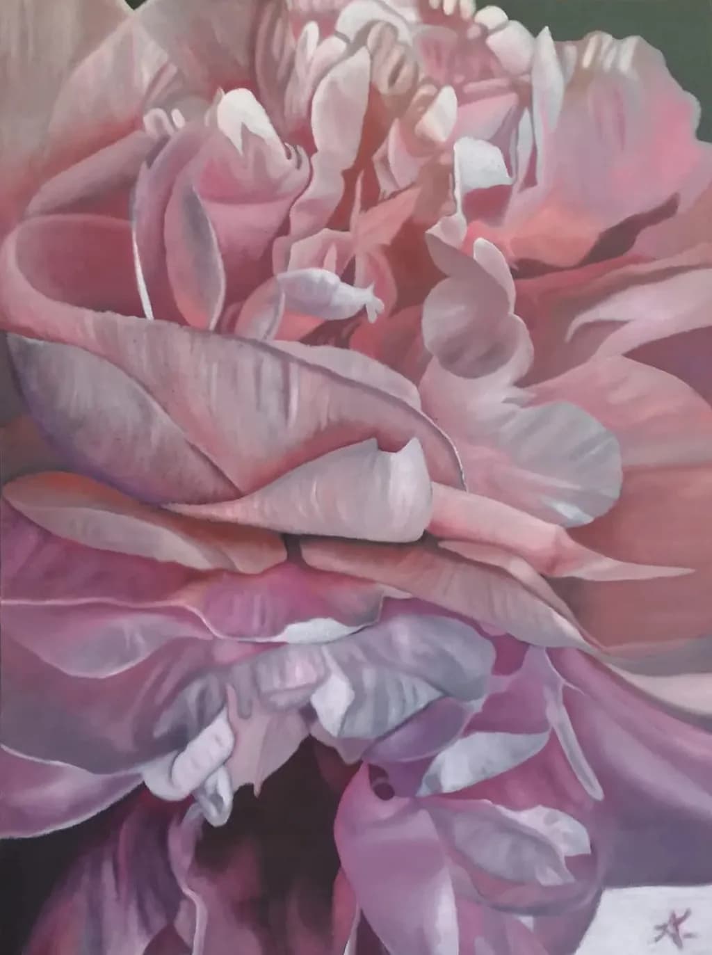 Whispers of Petals: A Delicate Dance of Pink and Lavender Blooms