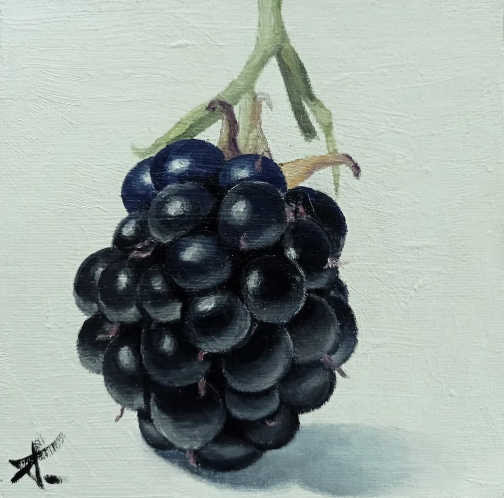 Luscious Blackberries: A Study in Texture and Color