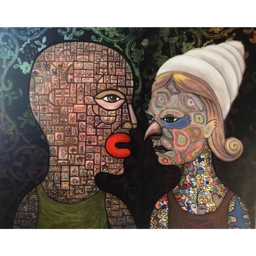 Faces of Expression: A Colorful Dialogue Between Cultures and Identities