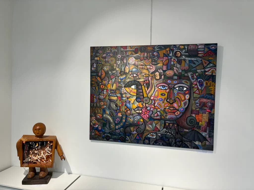 Vibrant Expressions: A Colorful Journey Through Abstract Faces and Forms