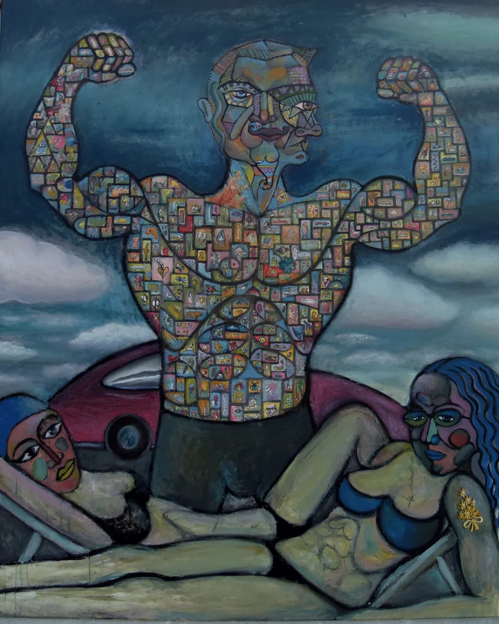 Strength in Layers: A Colorful Exploration of Identity and Power