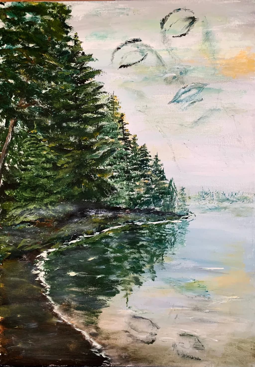Whispers of Serenity: A Tranquil Reflection in Nature's Embrace