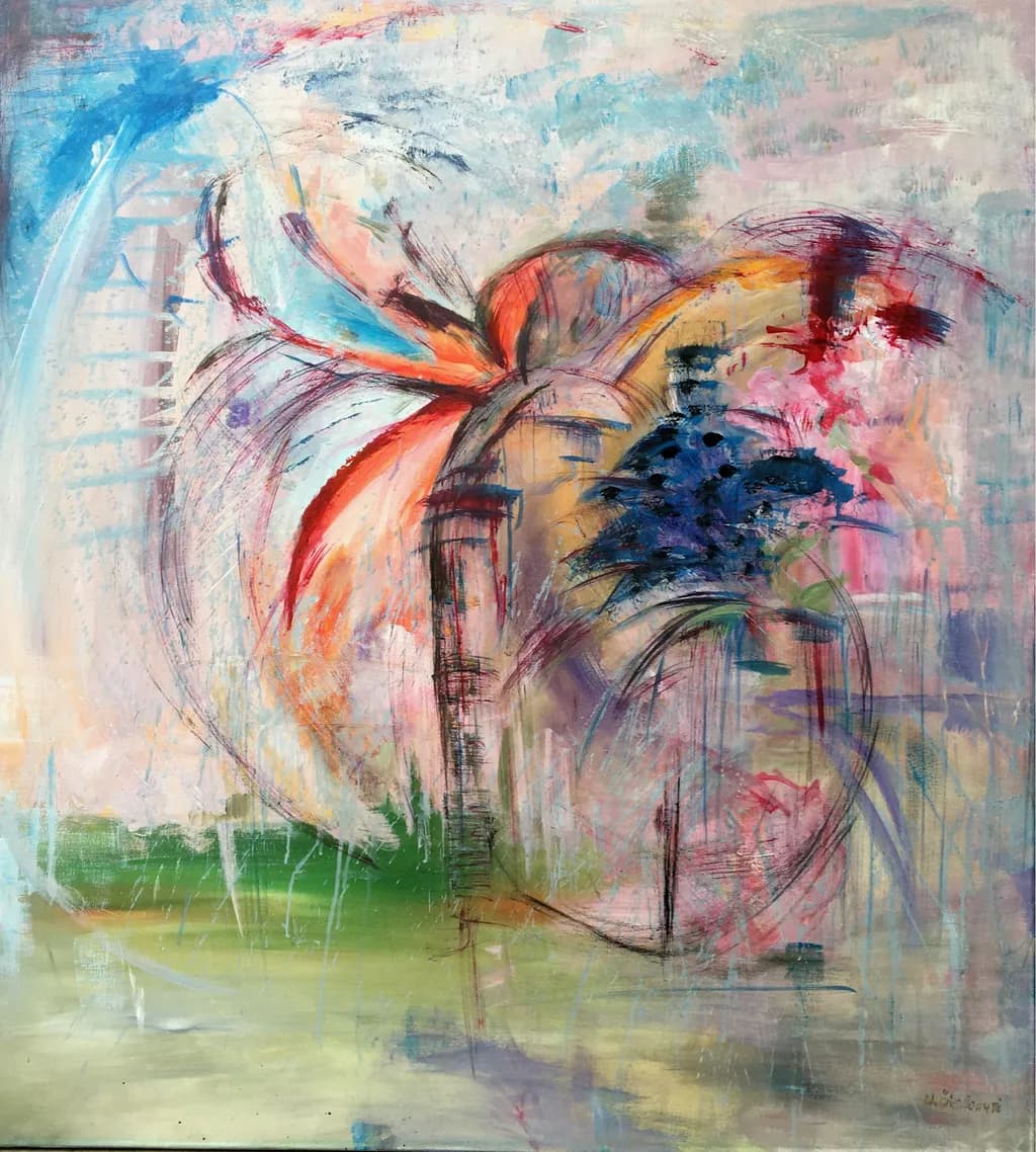 Whispers of Color: An Abstract Journey Through Emotion and Nature