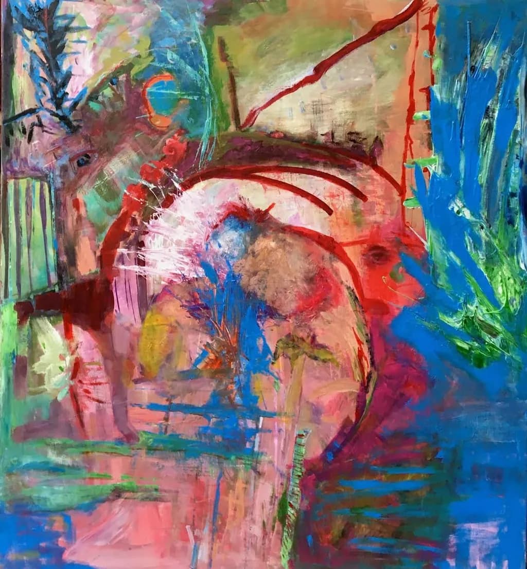 Vibrant Whispers: An Abstract Journey Through Color and Emotion
