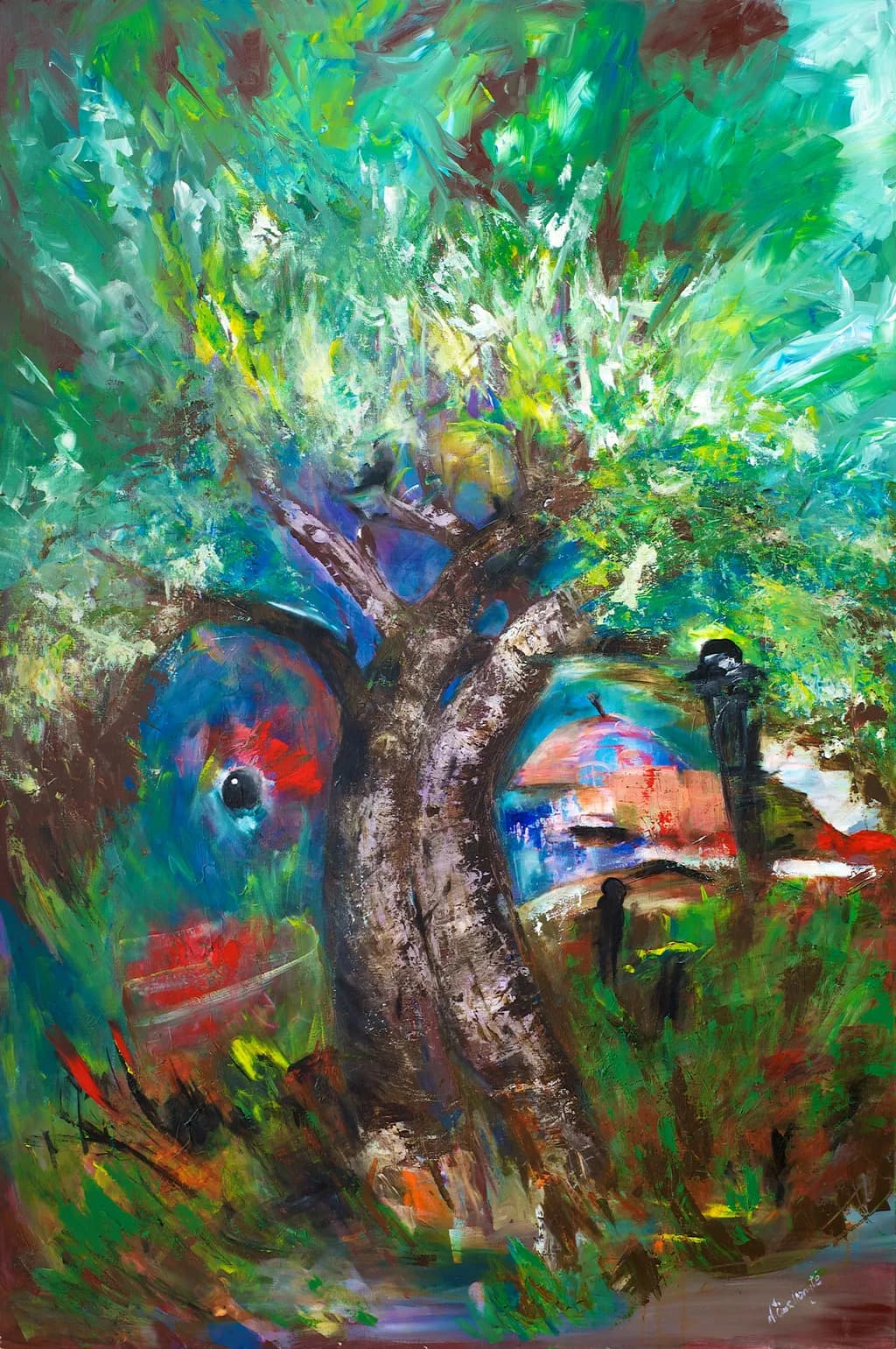 Whispers of Nature: A Vibrant Journey Through the Heart of the Tree