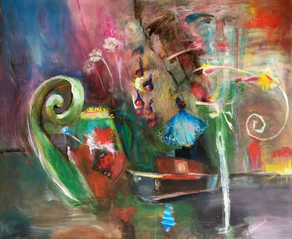 Whispers of Color: A Dreamlike Journey Through Abstract Expressionism
