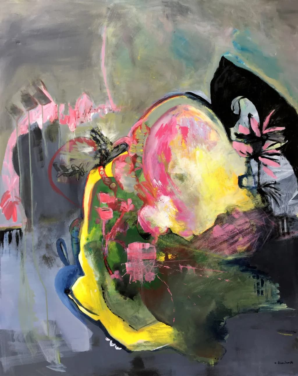 Vibrant Whispers: An Abstract Journey Through Color and Emotion