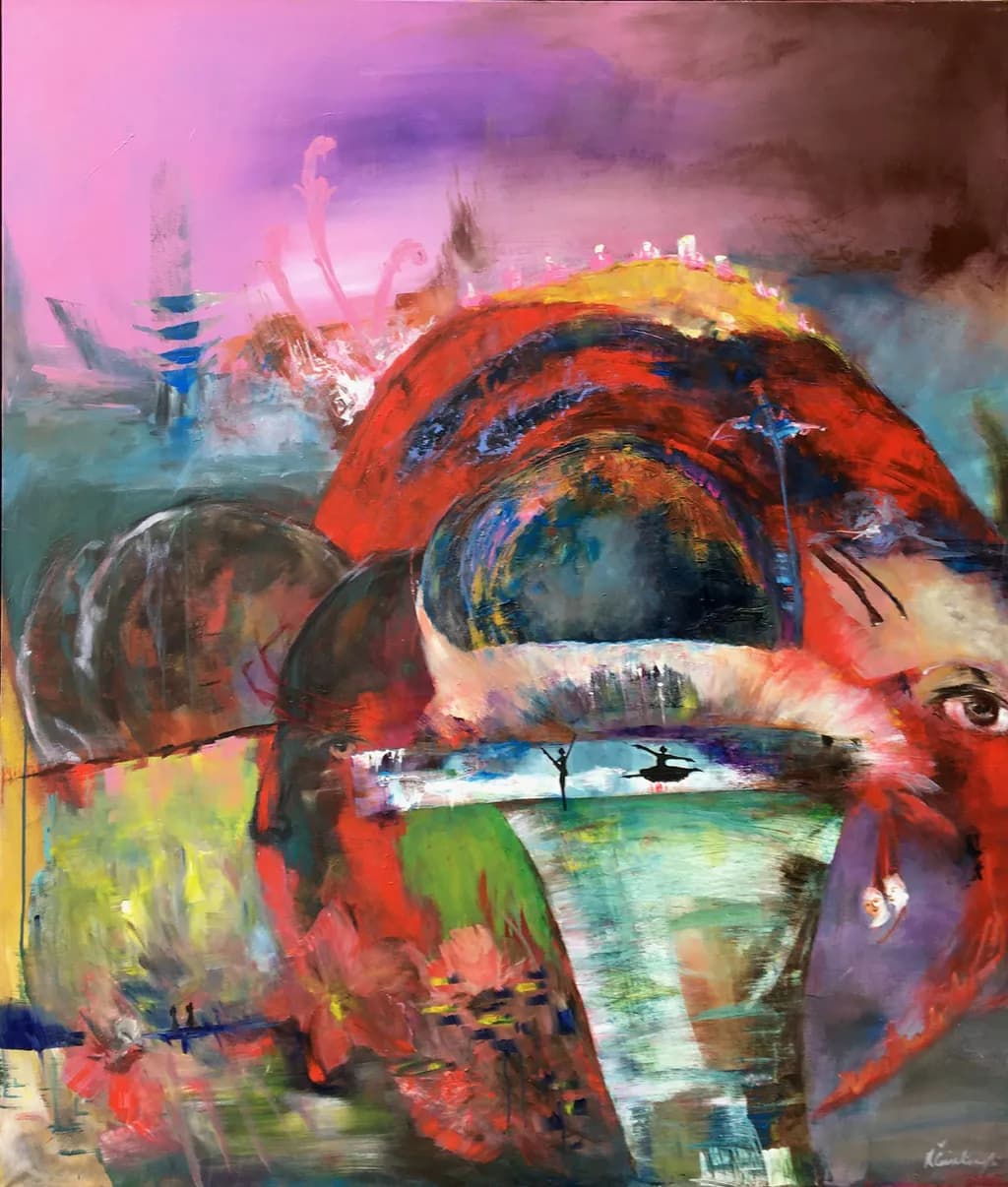 Vibrant Echoes: A Journey Through Color and Emotion