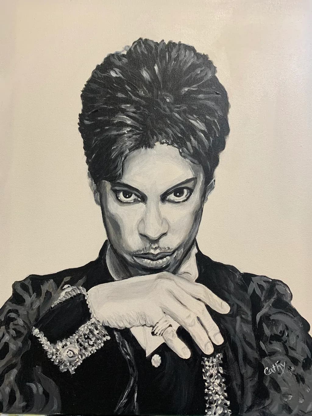 Mystique in Monochrome: A Captivating Portrait of Iconic Elegance