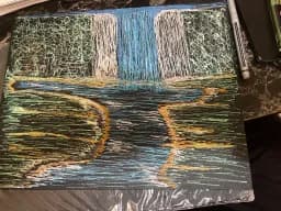 Abstract Waterfall Study