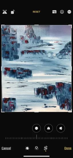 Red Iceberg Landscape