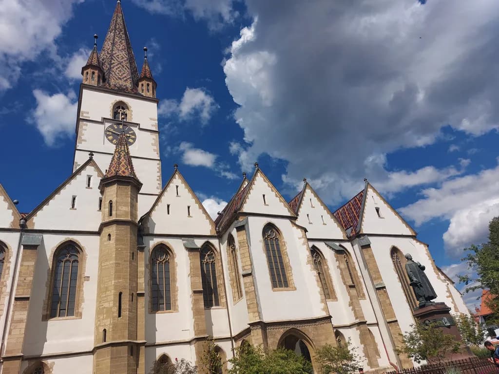 Majestic Spires: A Glimpse of Gothic Elegance Under a Dramatic Sky