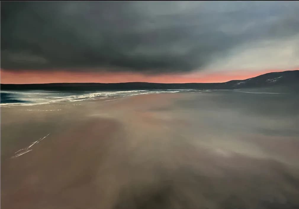 Whispers of Dusk: A Serene Coastal Reflection