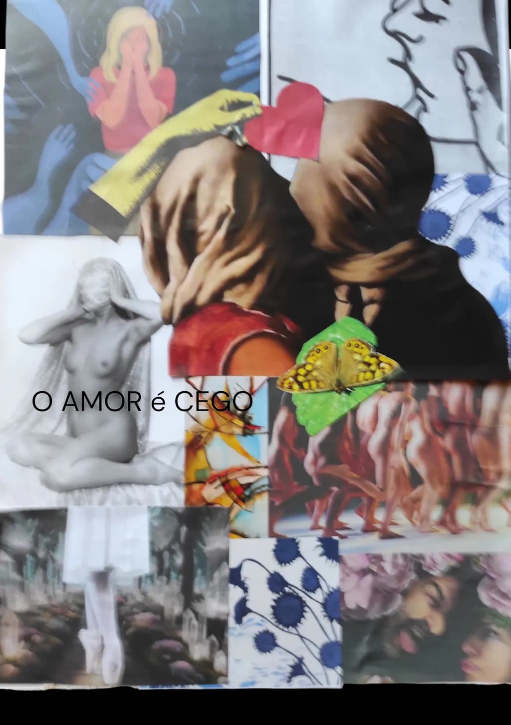 Eternal Embrace: The Blindness of Love in a Kaleidoscope of Emotion
