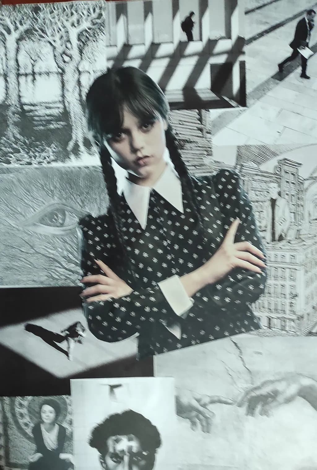 Whispers of Monochrome: A Dramatic Exploration of Mystery and Expression