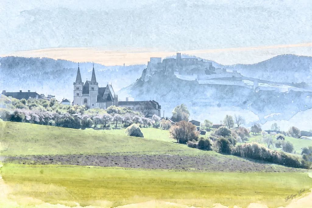Spissky Hrad Vista