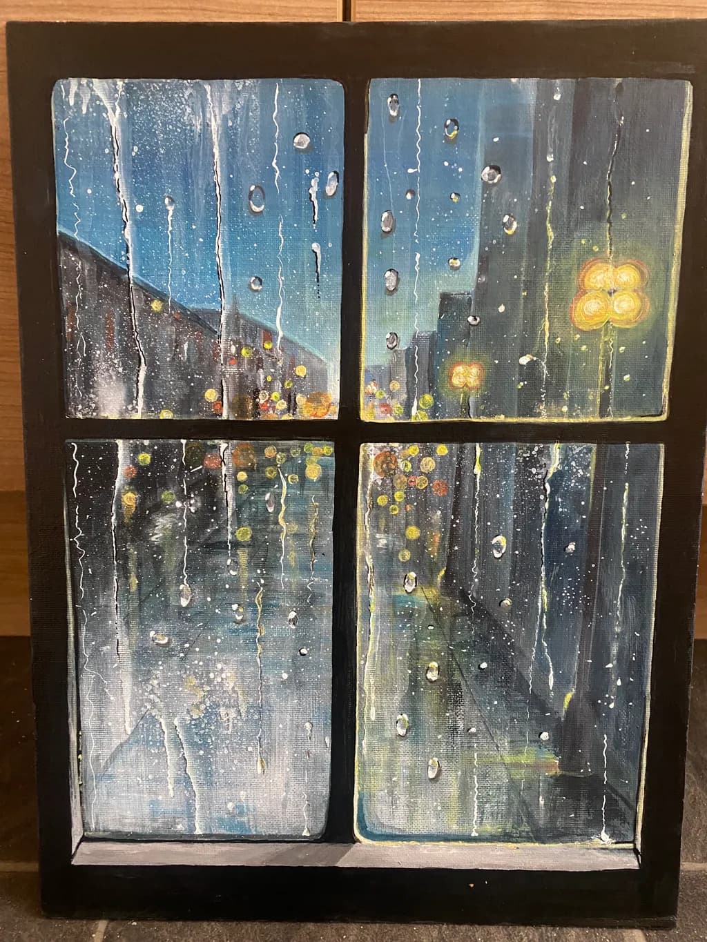 Rainy Window Glow