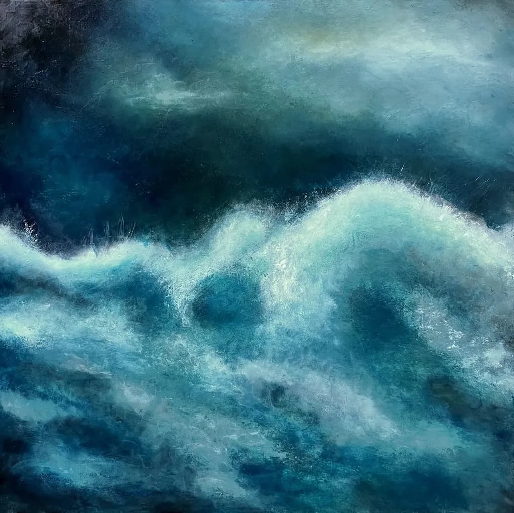 Whispers of the Deep: A Turbulent Dance of Ocean Waves