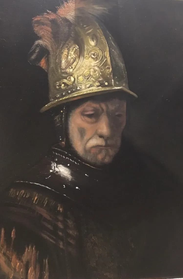 Silent Valor: The Weight of a Warrior's Gaze