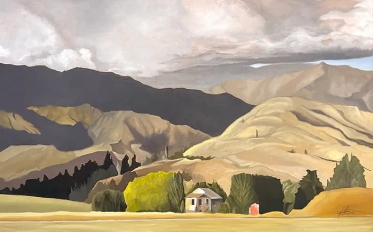 Serenity in the Mountains: A Tranquil Landscape of Nature's Embrace