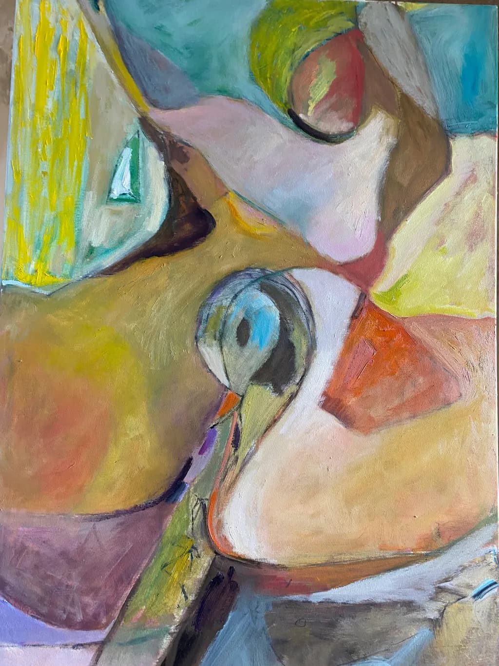 Whispers of Color: An Abstract Exploration of Form and Emotion