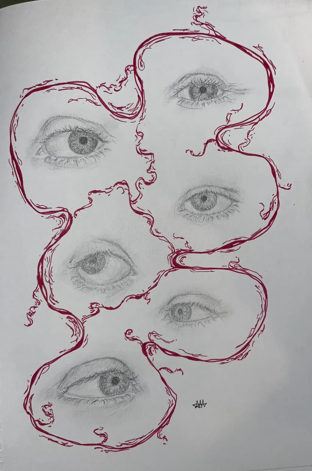 Whispers of the Soul: A Study of Eyes in Intricate Detail