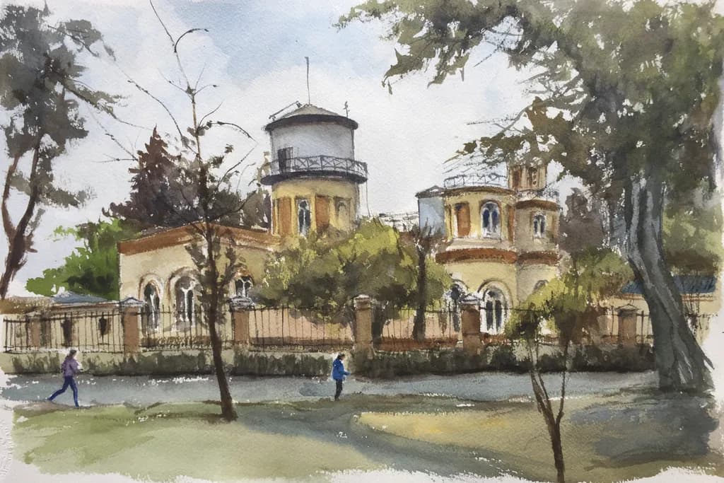 Historic Building and Trees