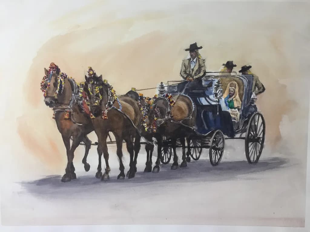 Ornate Carriage Procession