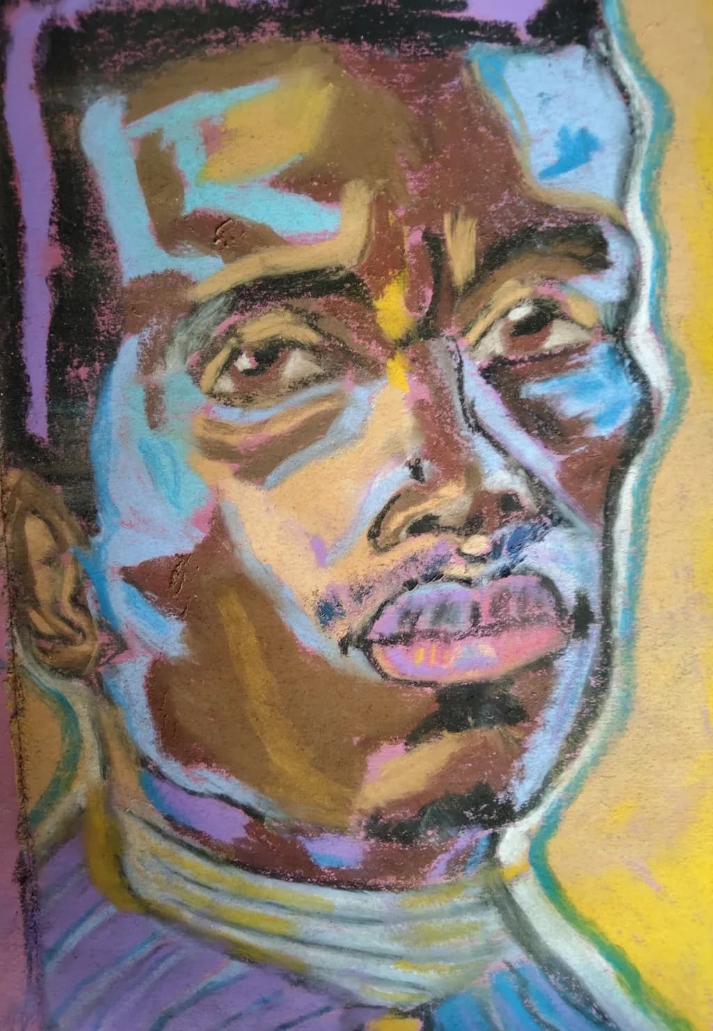 Vibrant Essence: A Portrait of Strength and Identity