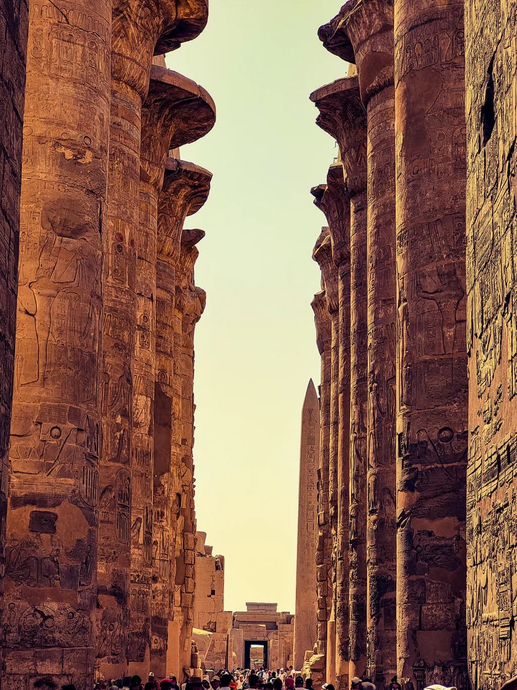 Eternal Echoes: The Majestic Columns of Luxor Temple
