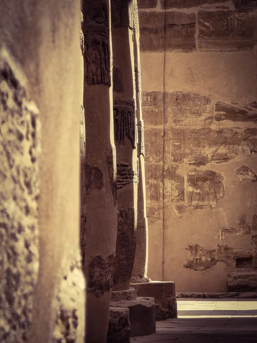 Whispers of Time: The Ancient Columns of History's Embrace