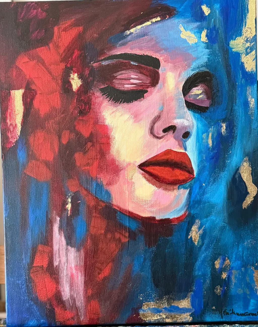 Whispers of Color: A Dreamy Portrait of Elegance and Emotion