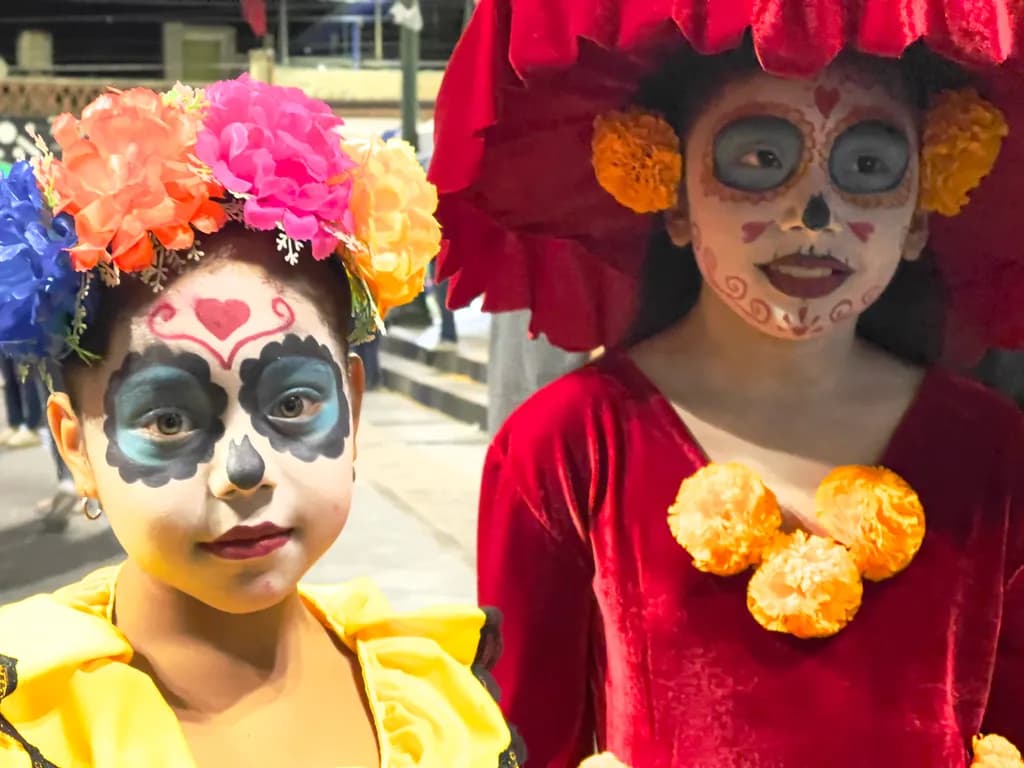 Dia de los Muertos Faces