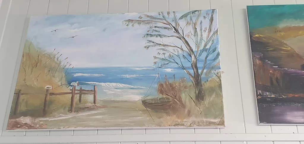 Serene Coastal Pathway: A Tranquil Journey to the Sea