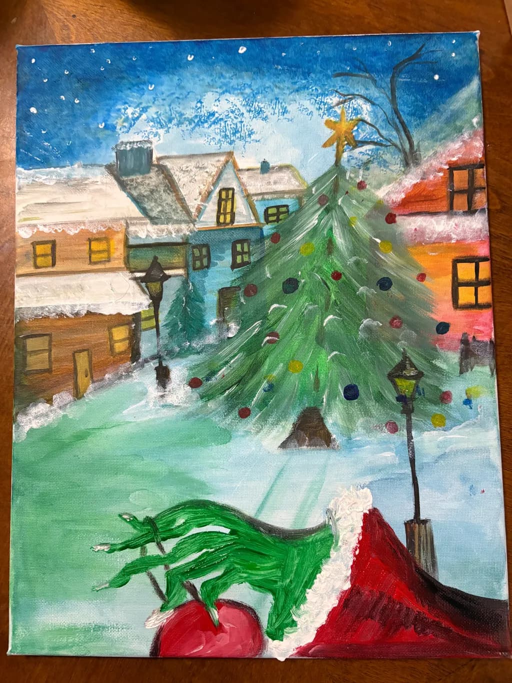 Festive Winter Scene