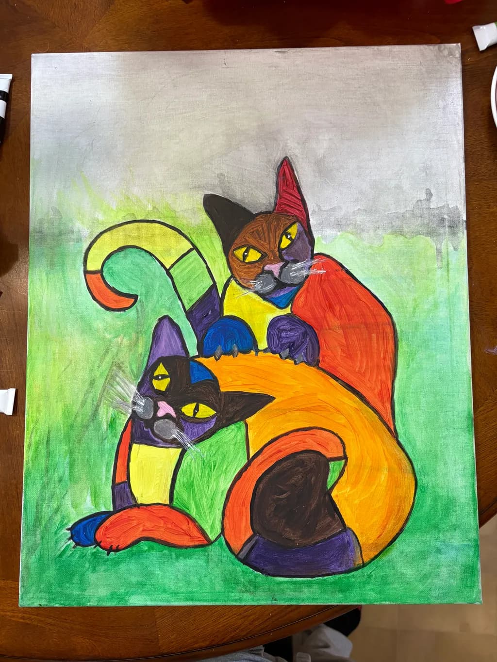 Colorful Cats Playtime