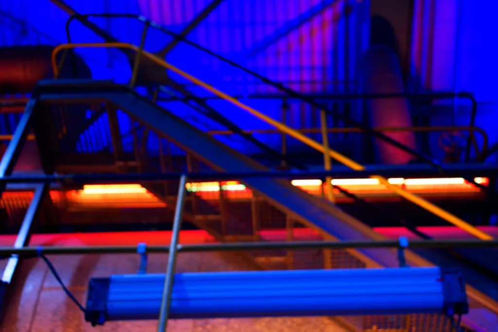 Industrial Symphony: A Dance of Light and Shadow in Urban Architecture