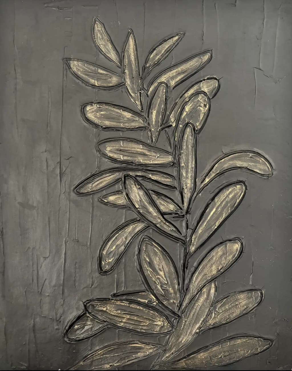 Whispers of Monochrome: An Abstract Leaf Journey in Texture and Form