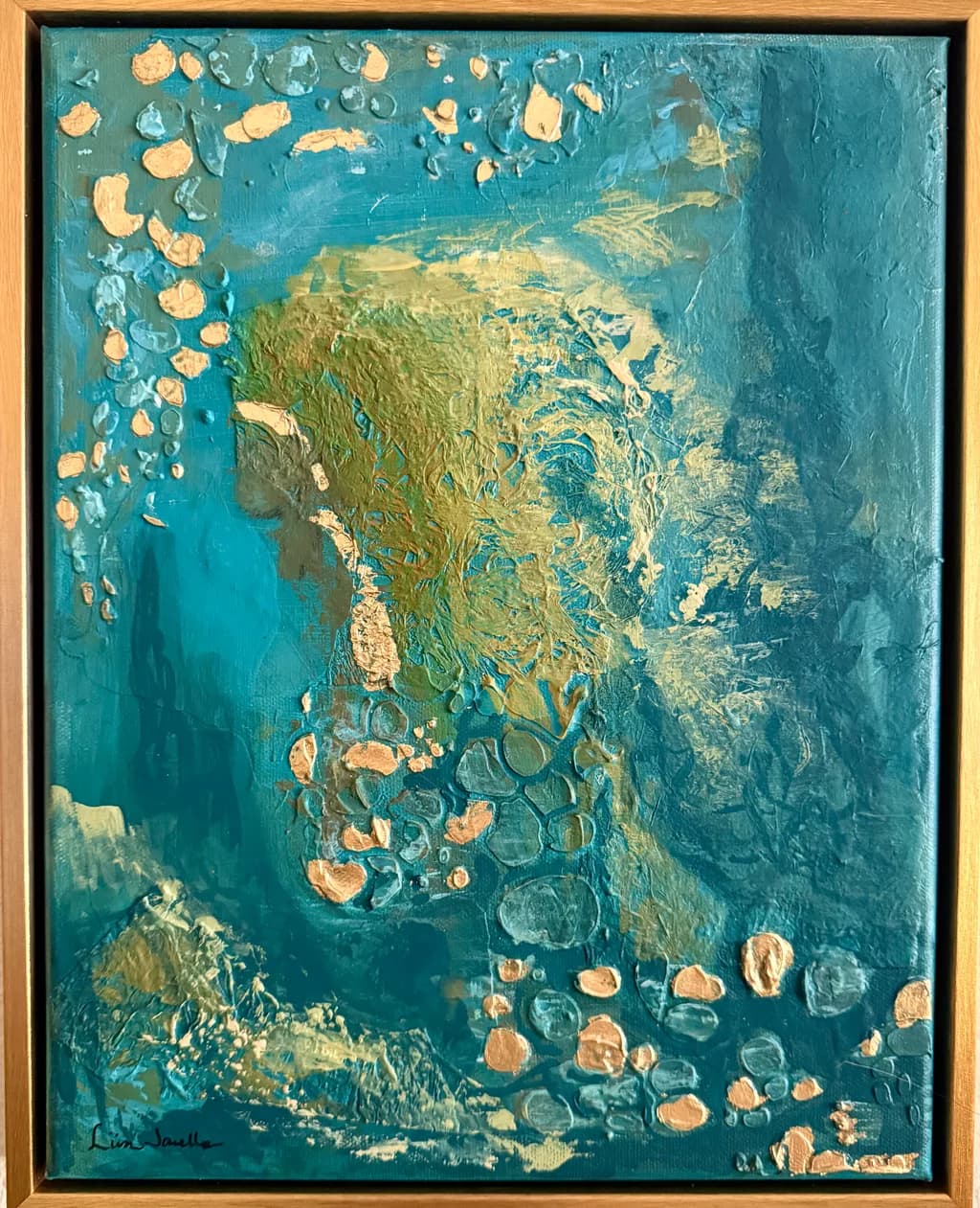 Teal Texture Layers