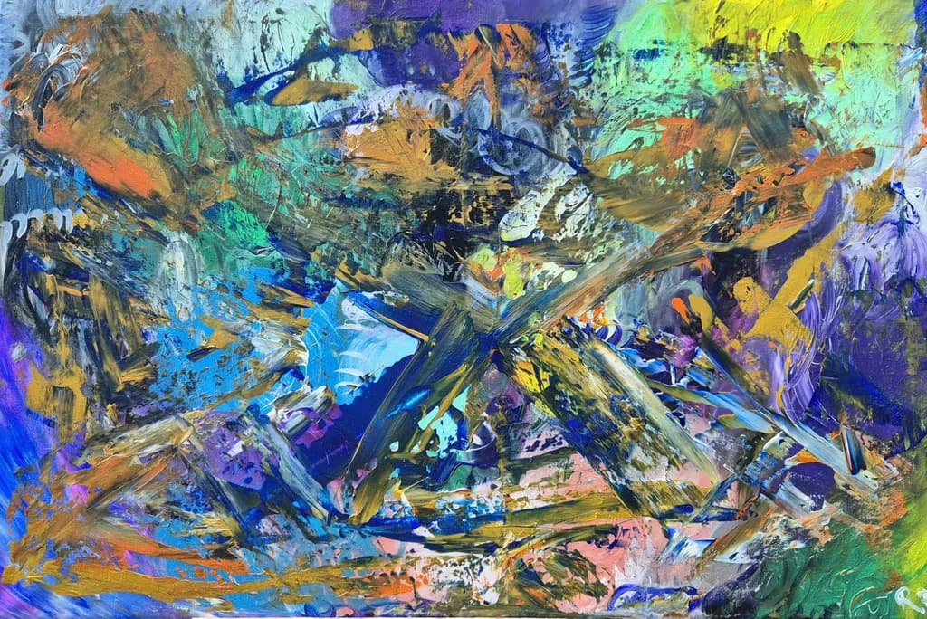 Vibrant Chaos: A Symphony of Color and Emotion in Abstract Expressionism