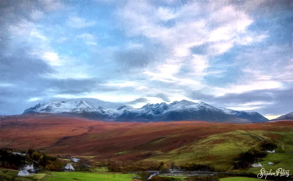 Snow Dusted Cuillins