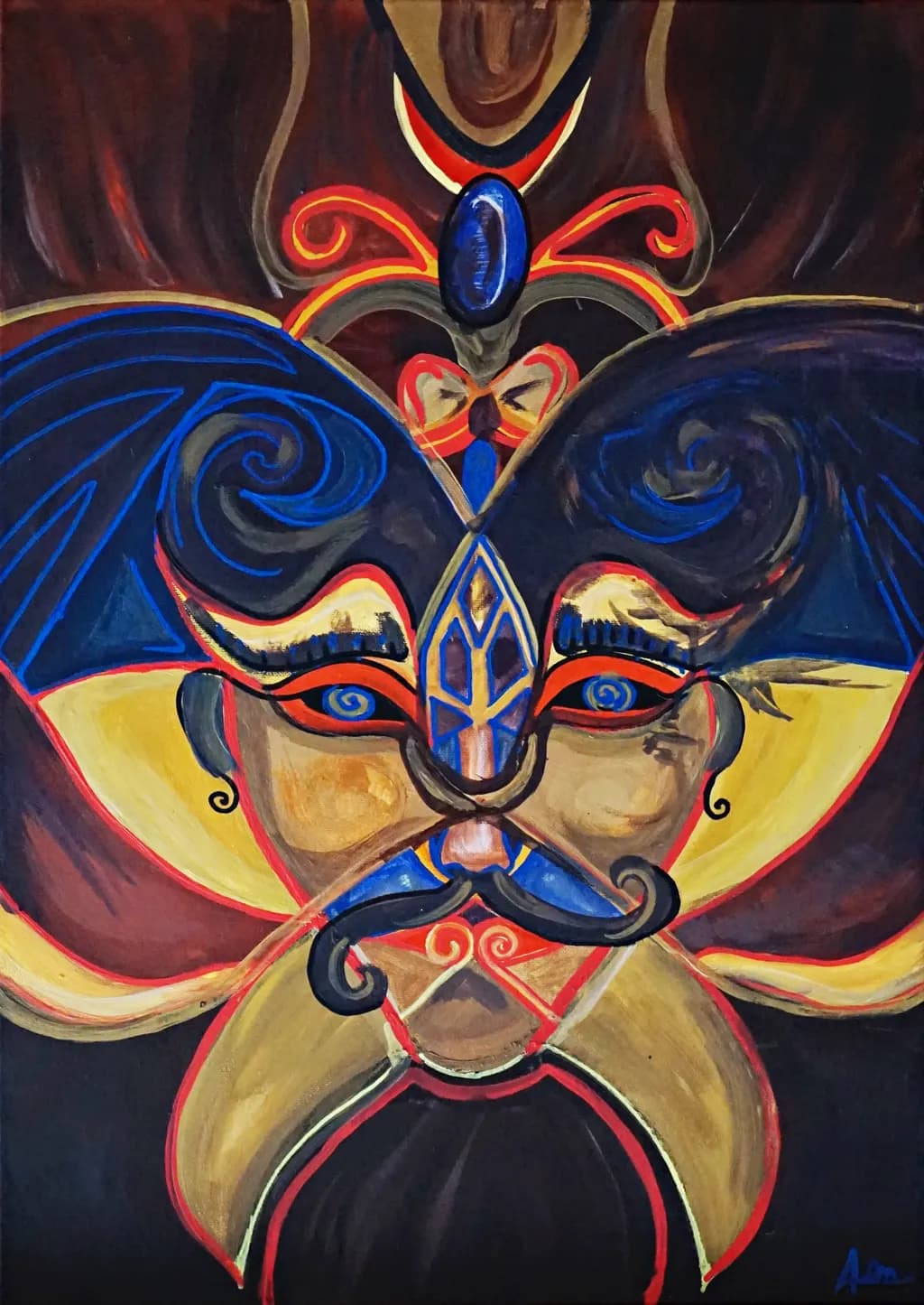 Vibrant Expressions: A Colorful Journey Through Abstract Faces