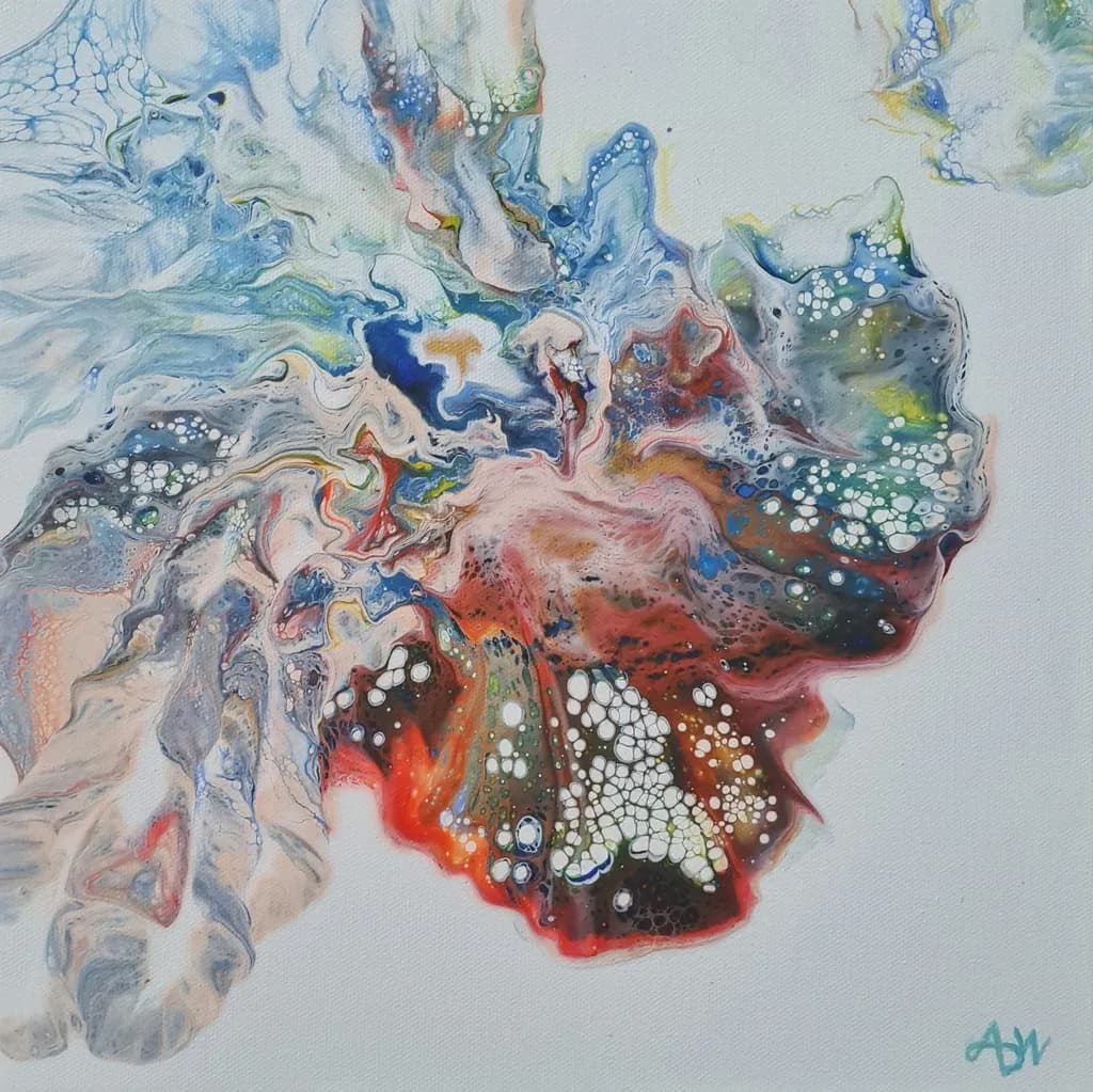 Whispers of Color: A Fluid Dance of Emotion and Light