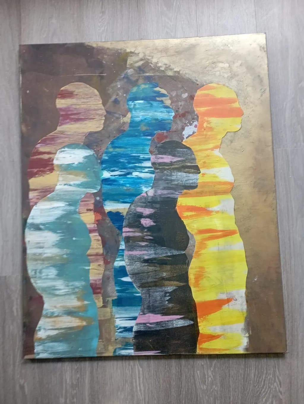 Echoes of Color: Silhouettes in Harmony